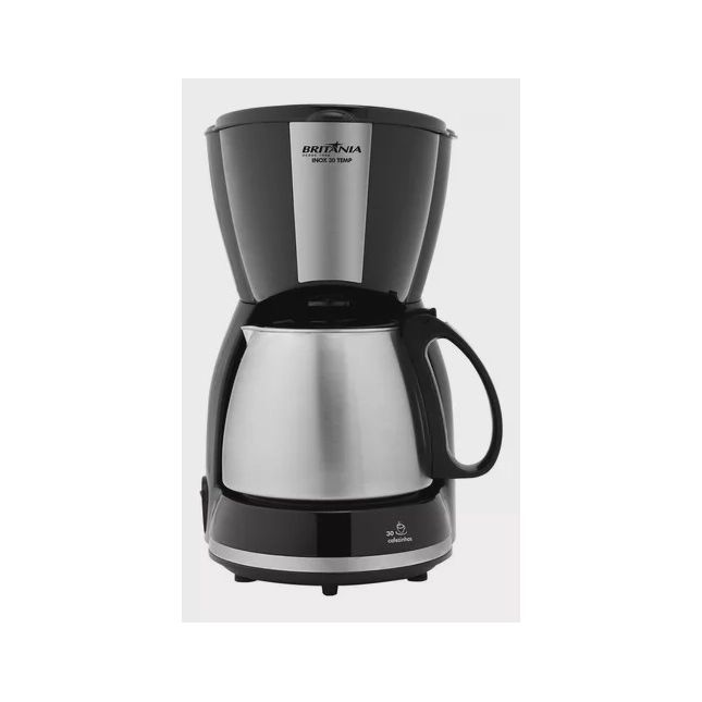 Cafeteira Inox 30 Cafezinhos Britânia 110v