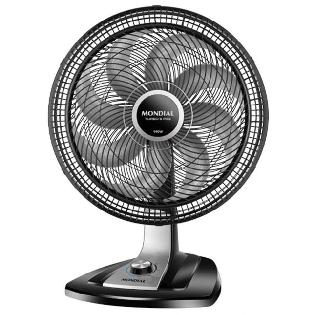 Ventilador de Mesa Mondial VTX-40-8P 40cm Turbo 140W 8 Pás 110V