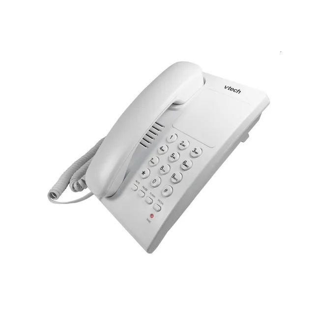 Telefone VTECH com Fio VTC105W Digital Branco 115033