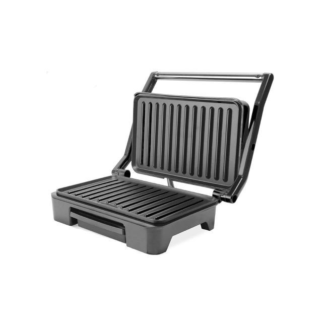 Grill e Sanduicheira Mallory Asteria Compact Preto/Prata 900W 110V