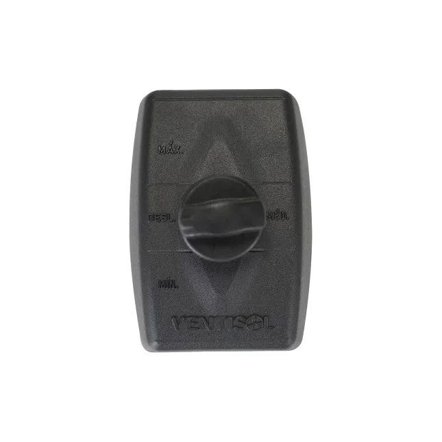 Ventilador de Parede Ventisol 60cm 200W Oscilante Premium Preto Bivolt