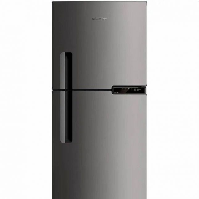 Geladeira Brastemp 375L BRM44HK Frost Free Duplex Fresh Zone Inox 110v