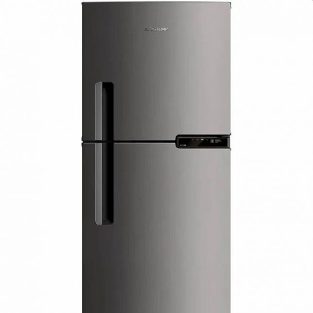 Refrigerador Brastemp Frost Free Duplex 375 Litros Inox BRM44HK Evox 110 Volts