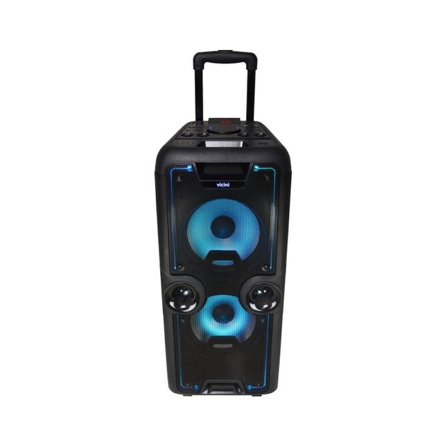 Caixa Acústica Com Rodinha 800w Rms Com Bluetooth Vc7650 - Vicini