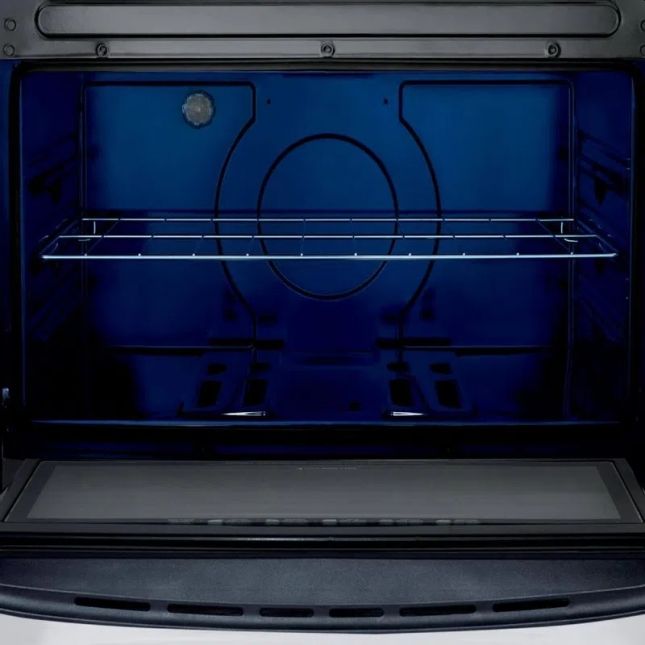 Fogão 5 Bocas Consul Acend. Automático Branco com Mesa de Inox Bivolt