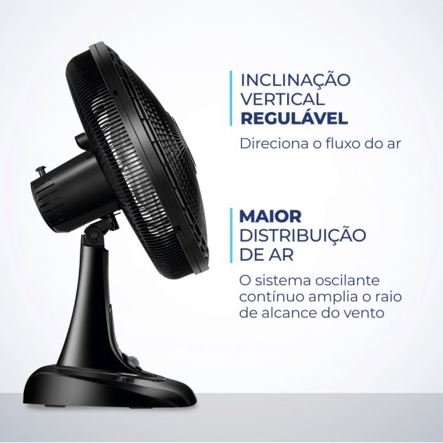 Ventilador de Mesa Mondial Vsp-40-b 40cm 140W Super Power 110v