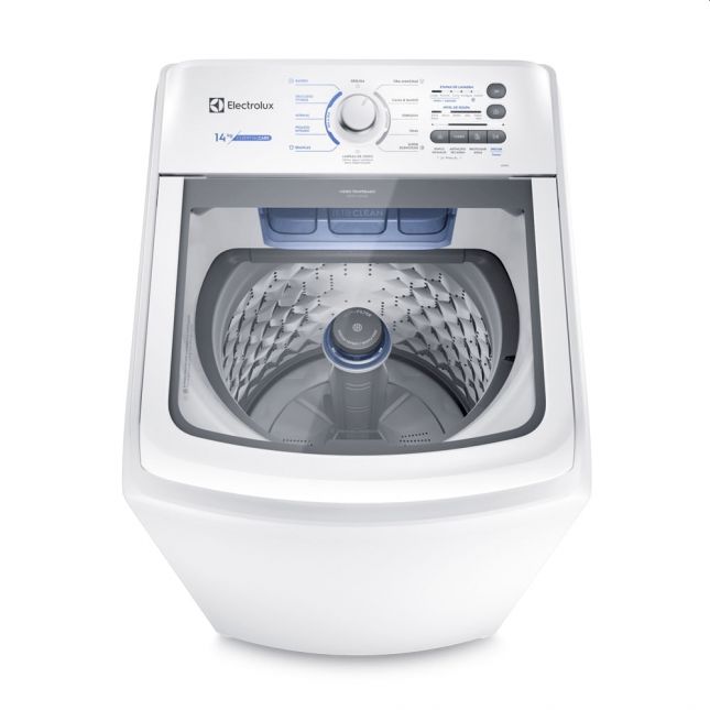 Lavadora de Roupas 14kg Electrolux LED14 Essential Jet&Clean Branca 110v