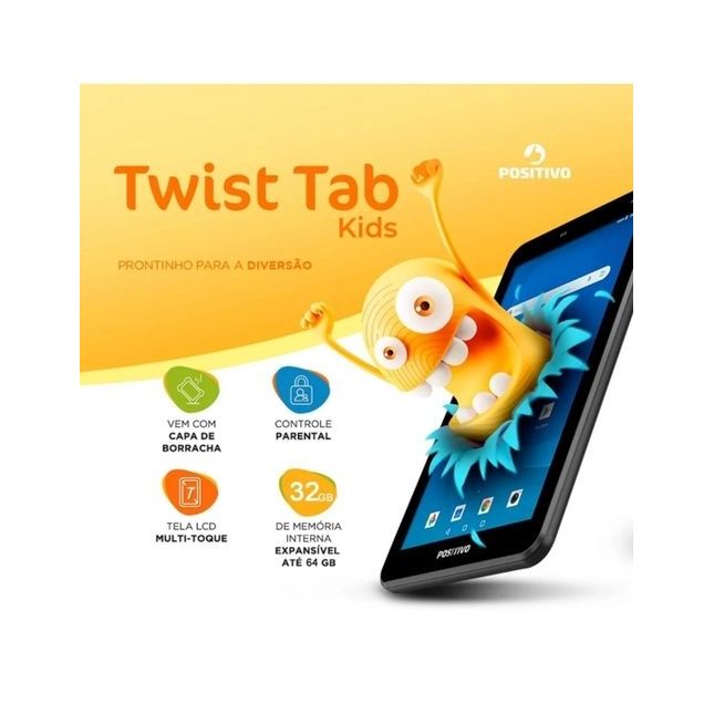 Tablet Positivo Twist Kids T770kc Tela 7 Pol. 32gb 1gb Ram