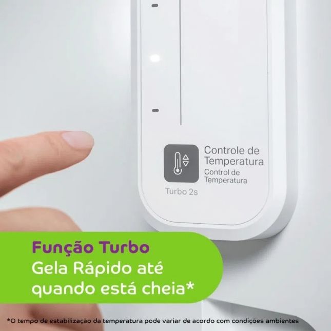 Geladeira Consul 386L CRM44AB Frost Free Duplex com Altura Flex Função Turbo e Freezer Espaçoso 110V