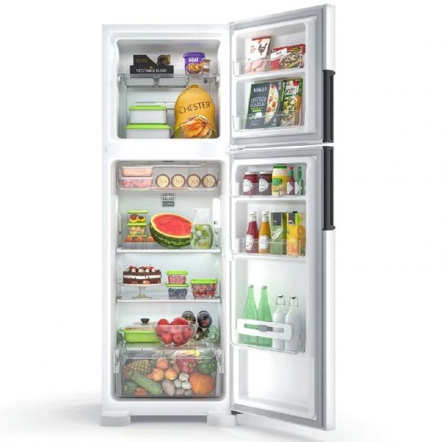 Geladeira Consul 386L CRM44AB Frost Free Duplex com Altura Flex Função Turbo e Freezer Espaçoso 110V