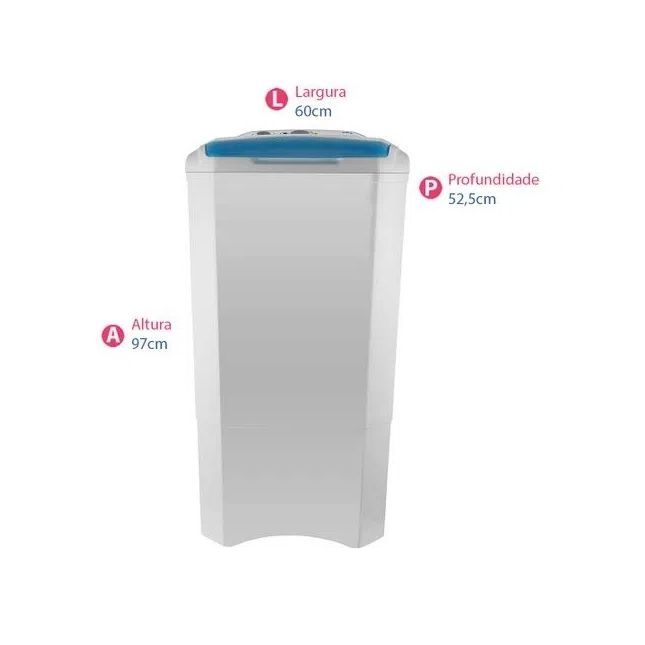 Tanquinho Britânia Semiautomático 10 kg BLRS10B Função Timer branca 110 volts