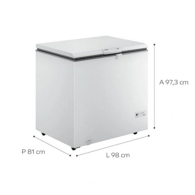 Freezer Horizontal Consul 309 Litros com 1 Porta CHA31FB Branco 110v