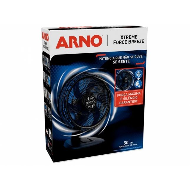 Ventilador de Mesa Arno VB50 50cm 126W Xtreme Force Breeze 6 Pás 110v