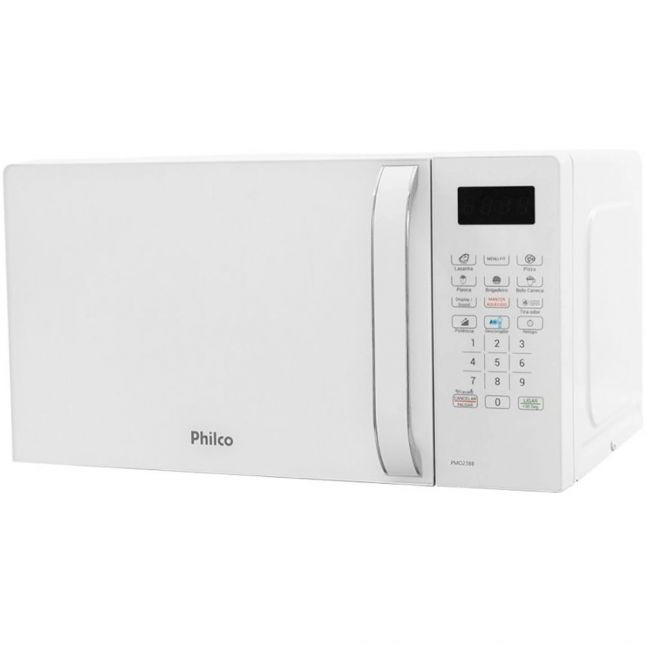 Forno Micro-ondas Philco 20 litros Branco PMO23BB 110v 