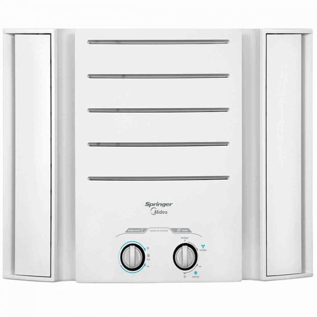 Ar Condicionado Janela 10.000 BTUs Manual Springer Midea QCK108BB 110V