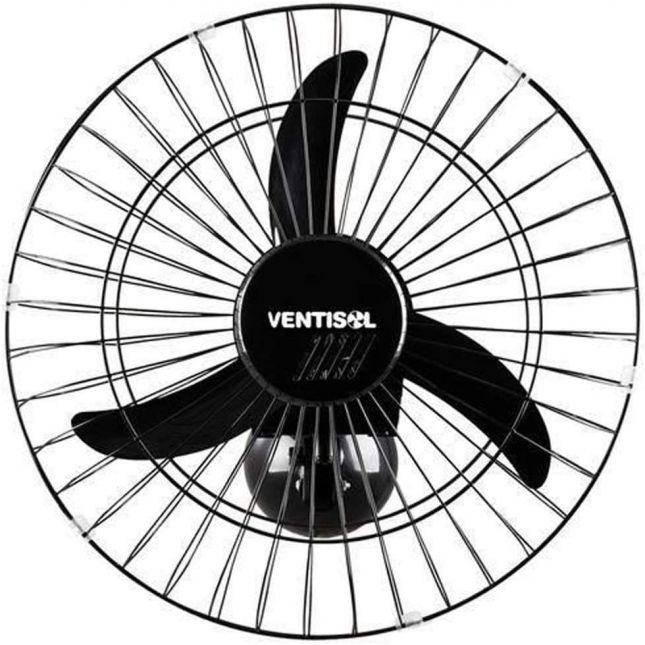 Ventilador de Coluna Ventisol 60cm 200W Oscilante Premium Preto Bivolt