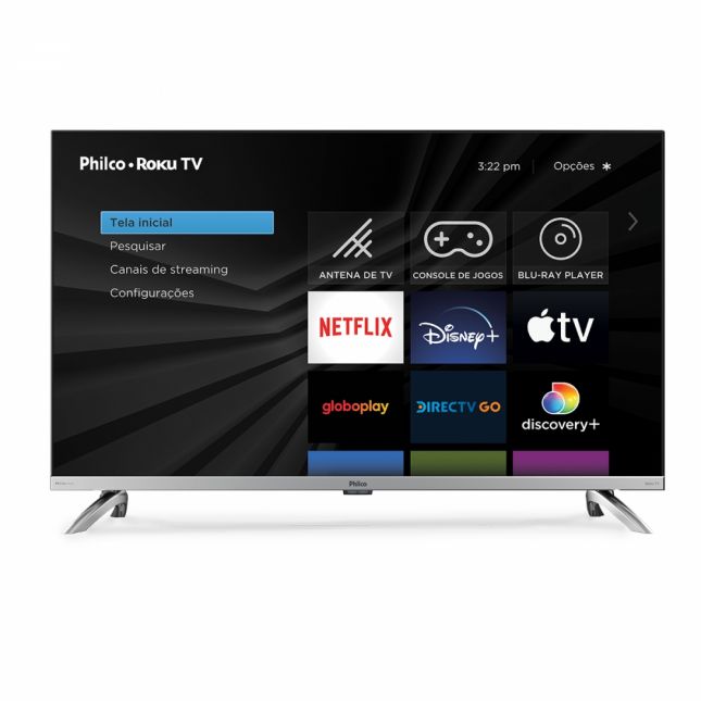 TV 32 Philco LED Smart TV HD PTV32G7PR2CSBLH Quad-Core 2 HDMI 1 USB Bivolt