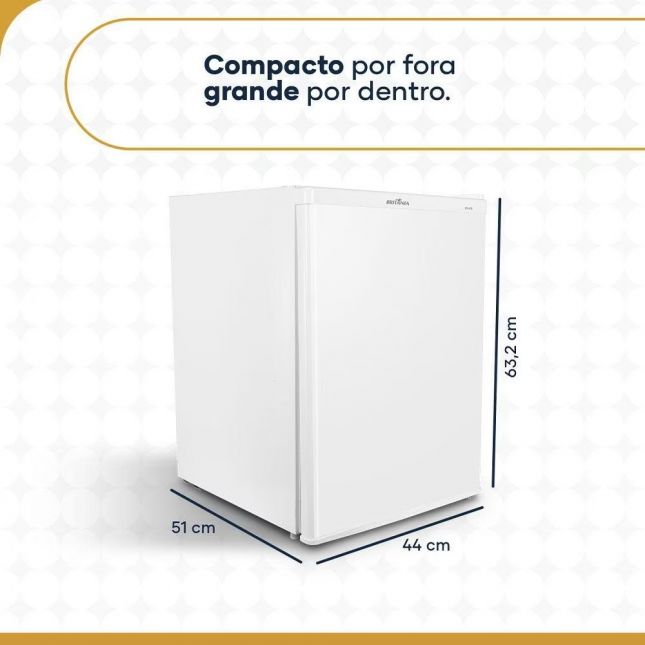 Frigobar Britânia BFG85B Porta Reversível 67L  Branco 110 Volts