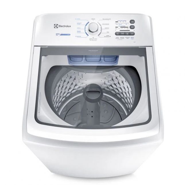 Lavadora de Roupas 17kg Electrolux LED17 Jet&Clean Branca 110v 