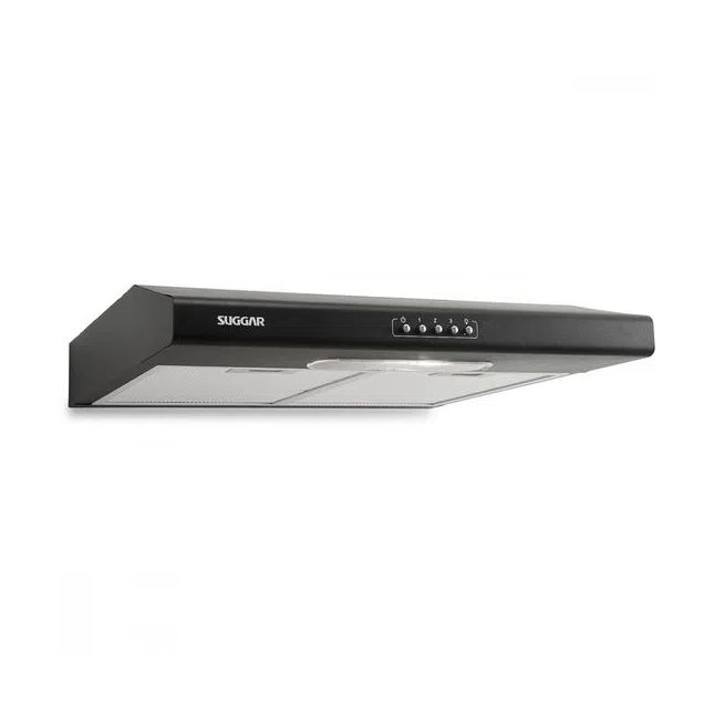Depurador de Ar Suggar 60cm Slim 3 velocidades Preto 110v 
