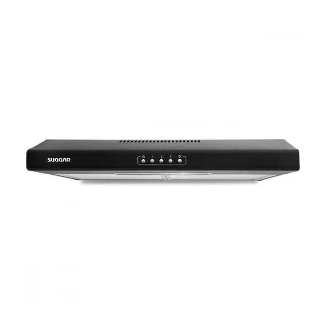Depurador de Ar Suggar 60cm Slim 3 velocidades Preto 110v 