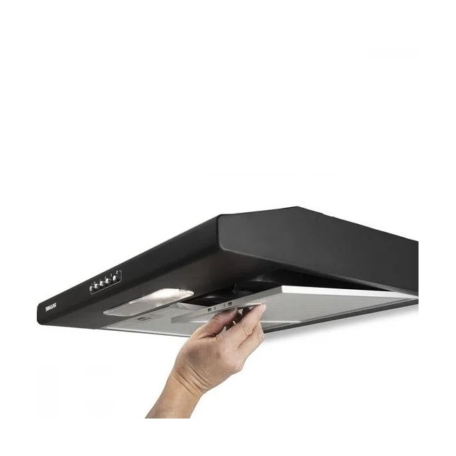 Depurador de Ar Suggar 60cm Slim 3 velocidades Preto 110v 