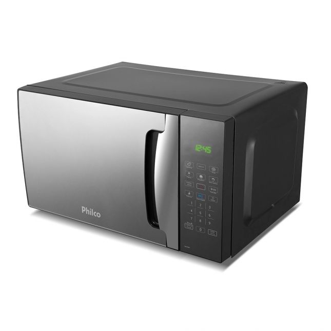 Forno Micro-ondas Philco PMO30EP 28 litros preto espelhada 1400w 110v