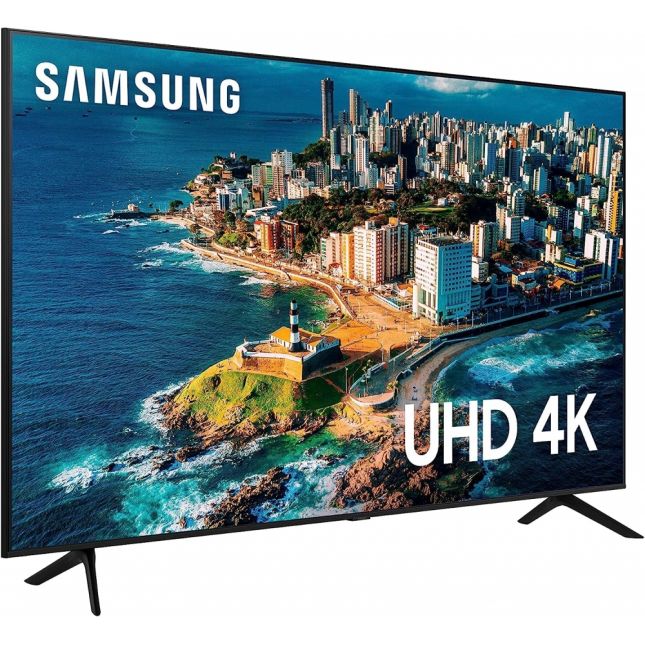 TV 75 Samsung Smart 4K Ultra HD 4K 75CU7700 Crystal 4K, Gaming Hub Alexa 