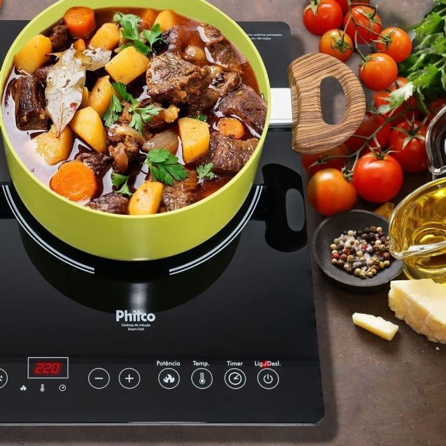 Cooktop de Indução Philco Smart Chef PCT01 Preto 110V