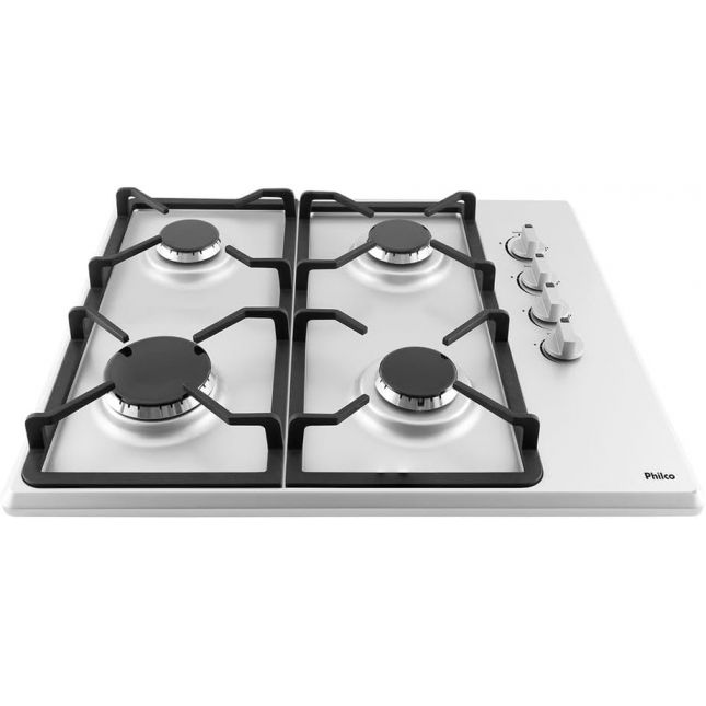 Cooktop a Gás Philco 4 bocas PCT041 Aço Inox Bivolt 