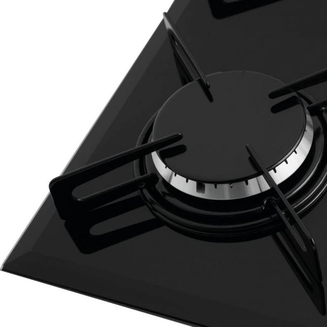 Cooktop 4 Bocas Philco a Gás Chef 4 Acendimento Automático Preto Bivolt