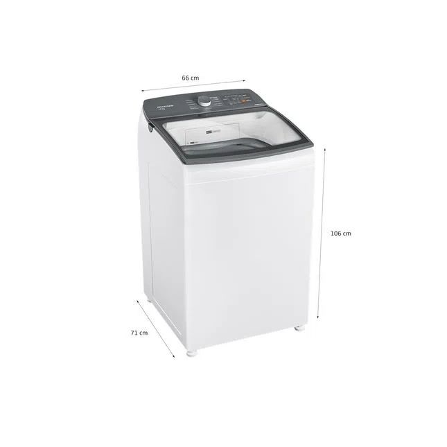 Lavadora de Roupas 15Kg Brastemp BWF15AB Advanced Ciclo Antibolinhas Branca 110v