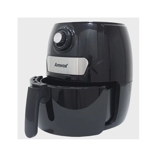 Air Fryer Fritadeira Elétrica Amvox 4,5 Litros  1400w Timer Preta 110v