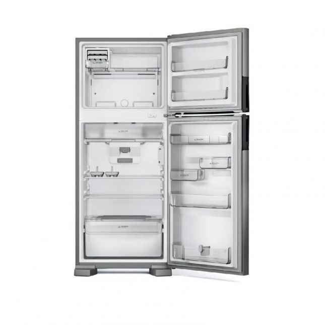 Geladeira Consul 410L CRM50FK Frost Free Duplex com Espaço Flex Controle Interno de Temp. Inox 110v