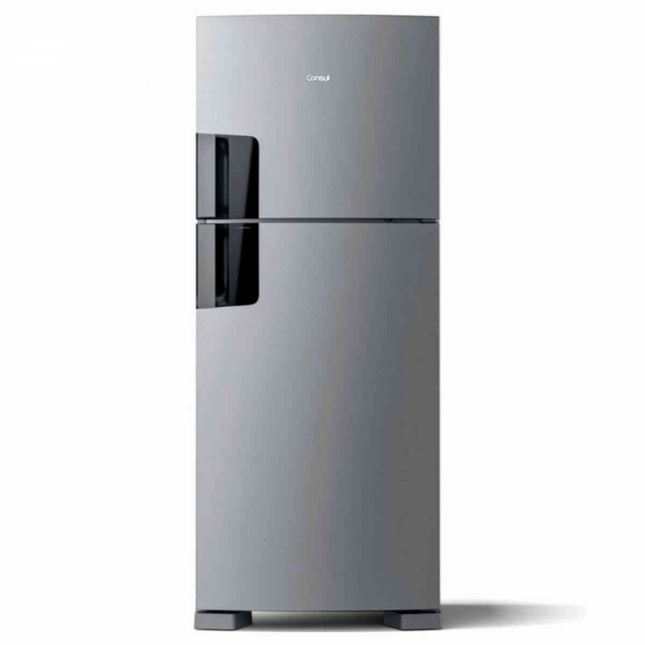 Geladeira Consul 410L CRM50FK Frost Free Duplex com Espaço Flex Controle Interno de Temp. Inox 110v