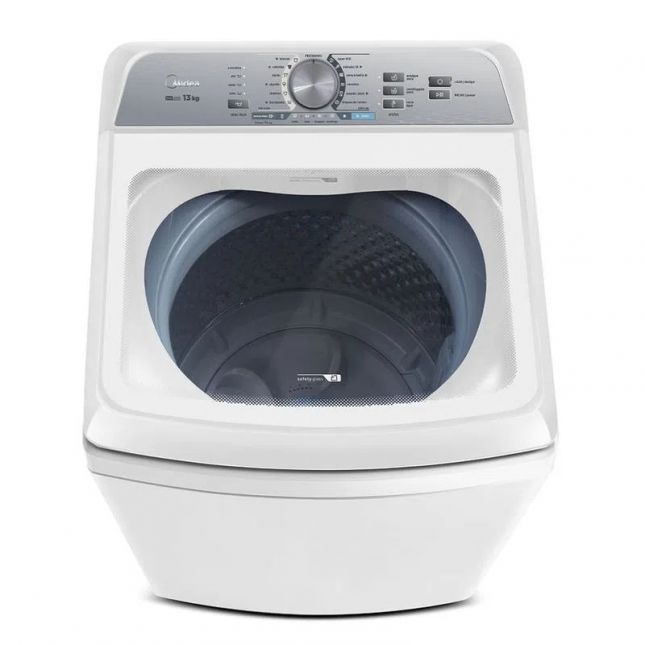 Lavadora de Roupas 13kg Midea MA500W13/WG Sistema Ciclone Branca 110 v