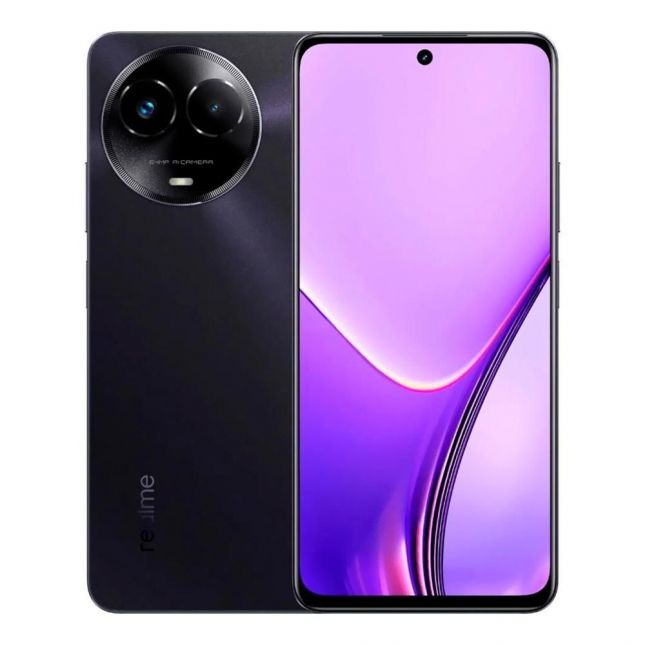 Smartphone Realme 11X 5G Preto RMX 3785 128/8Gb  Tela 6.72, Câmera 64MP 