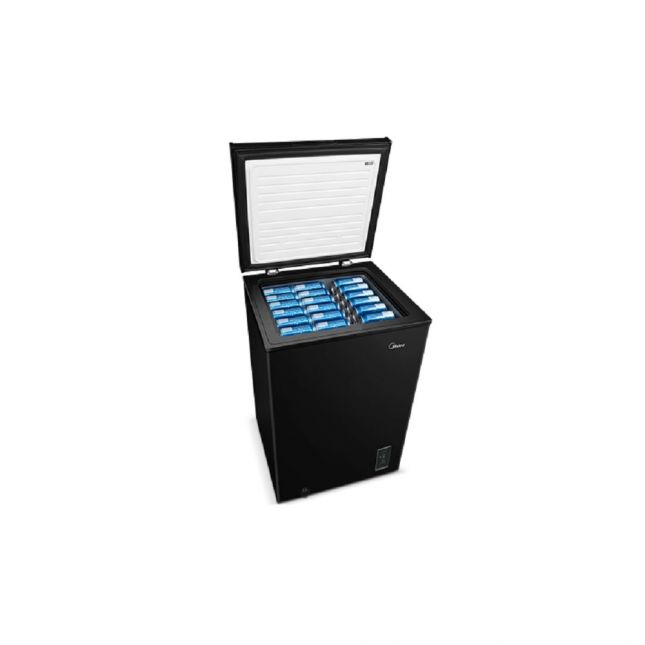 Freezer Midea Horizontal Digital Flexbeer 100 Litros CFA10B1 Preto 110V