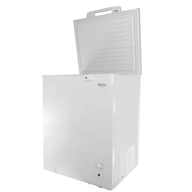 Freezer Horizontal 140L 2 em 1 Philco PFH160B Branco 110v