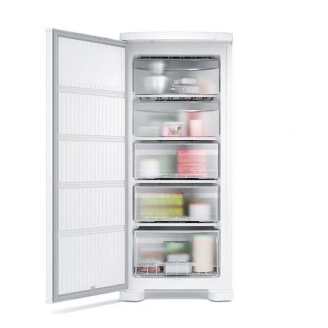 Freezer Vertical Electrolux uma Porta 162L FE19 Branco 110 v