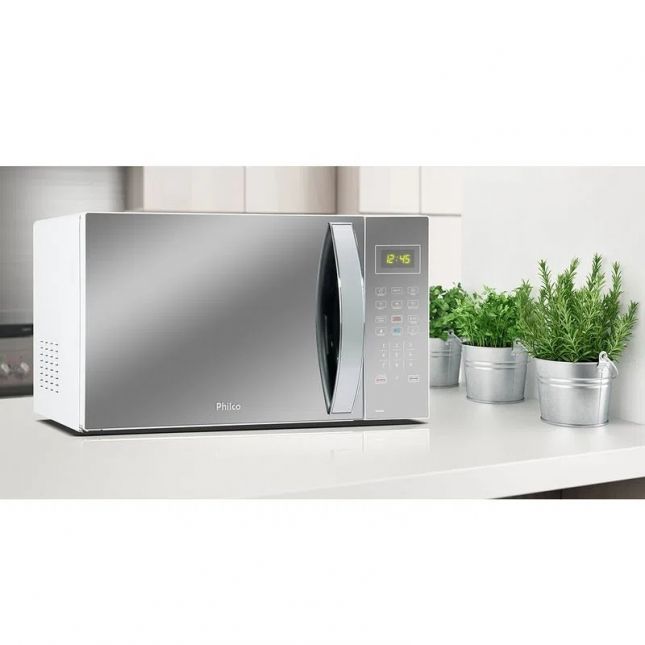 Forno Micro-ondas Philco PMO34EB Espelhado 34L Branco 127 v