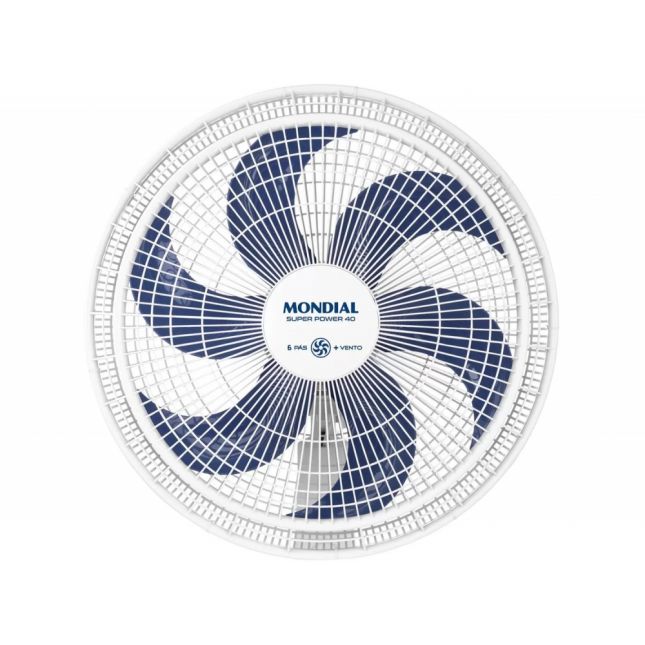 Ventilador de Mesa Mondial Vsp-40-w 40cm 140W Super Power 110v Branco
