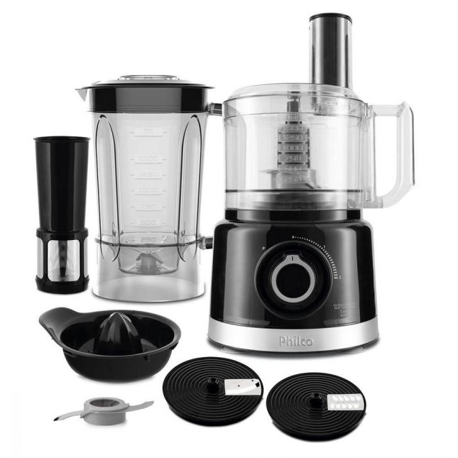 Multiprocessador Com Liquidificador E Espremedor Philco Pmp1500p Turbo 110V