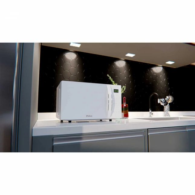 Forno Micro-ondas Philco PMO28B 25L Branco 110v