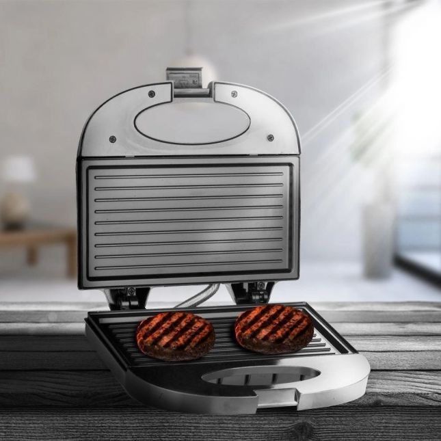 Sanduicheira e Grill Elétrica RED Misteira Antiaderente 750w 110v