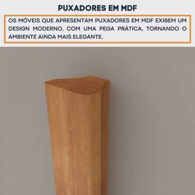Cômoda Chicago 4 gavetas 1 porta 1,04m Cinamomo/Off TCIL Móveis