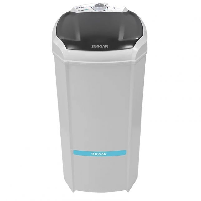 Tanquinho Suggar Lavamax Eco 15kg Semiautomático filtro fiapos LE1521 Branco 110v