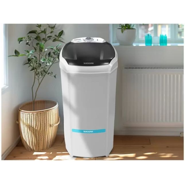 Tanquinho Suggar Lavamax Eco 15kg Semiautomático filtro fiapos LE1521 Branco 110v