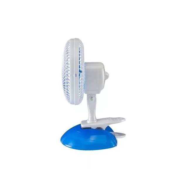 Micro Ventilador de Mesa Pessoal Ventisol 20Cm 18W 110V Azul e Branco 