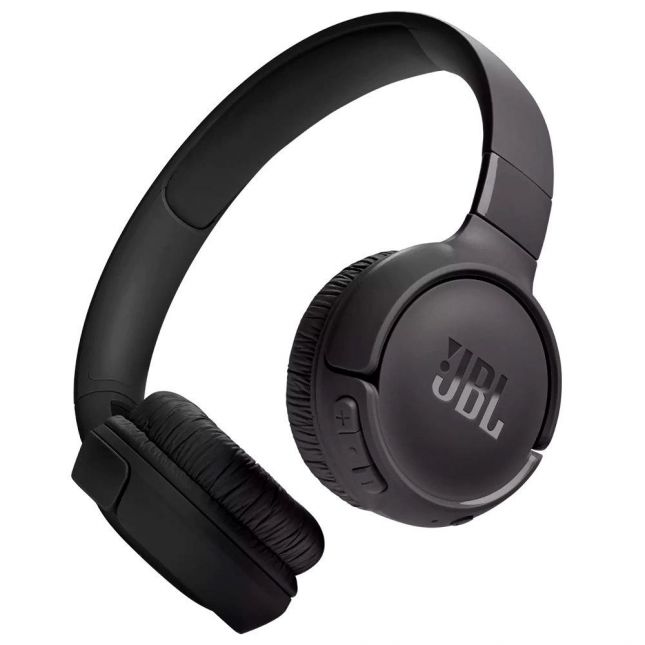 Fone De Ouvido Sem Fio Jbl Tune520 On-Ear Pure Bass Bluetooth Preto